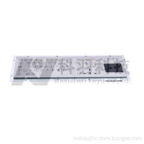 Industrial Waterproof Metallic Keyboard With Touchpad For K